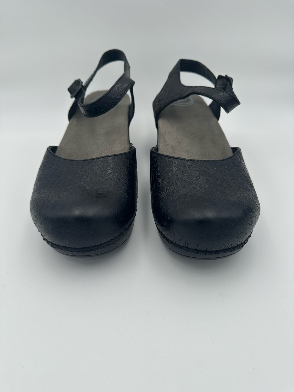 Dansko Sam Embossed Black Floral Mary Jane Women’s Shoes Size EU 42 (US 11-11.5) - Picture 4 of 9